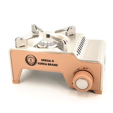 Powerful Portable Mini Gas Stove for Camping Hiking BBQ Outdoor, OMEGA 5 – Brown